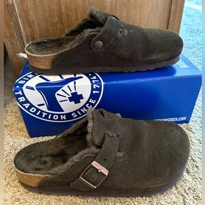 Birkenstock Boston shearling size 39